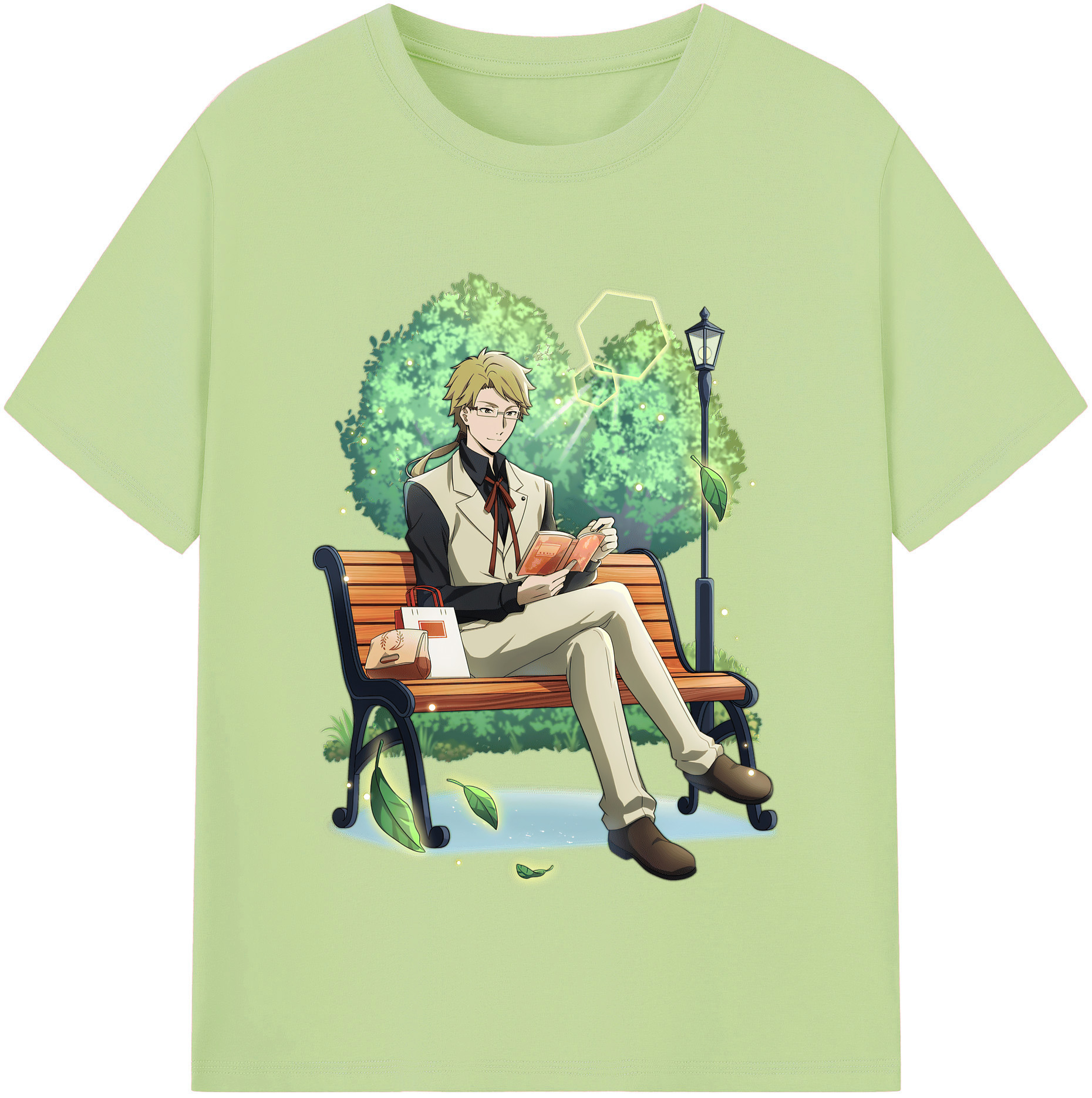 （画像用） 文豪ストレイドッグス Bungo Stray Dogs 綿100％半袖Tシャツ（フロントプリント）